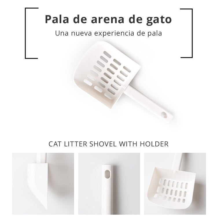 Pidan Pala Arena Gato Con Base Blanca Moderna Higiénica - imagen 6