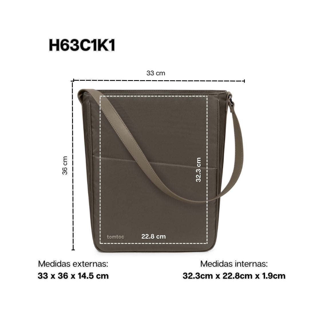 Tomtoc Mochila / Bolso Bandolera Slash-H63 para Notebooks 14" - imagen 8