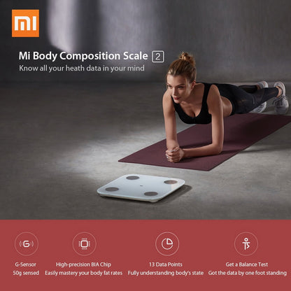 Xiaomi - Balanza Inteligente - Mi Body Composition Scale 2