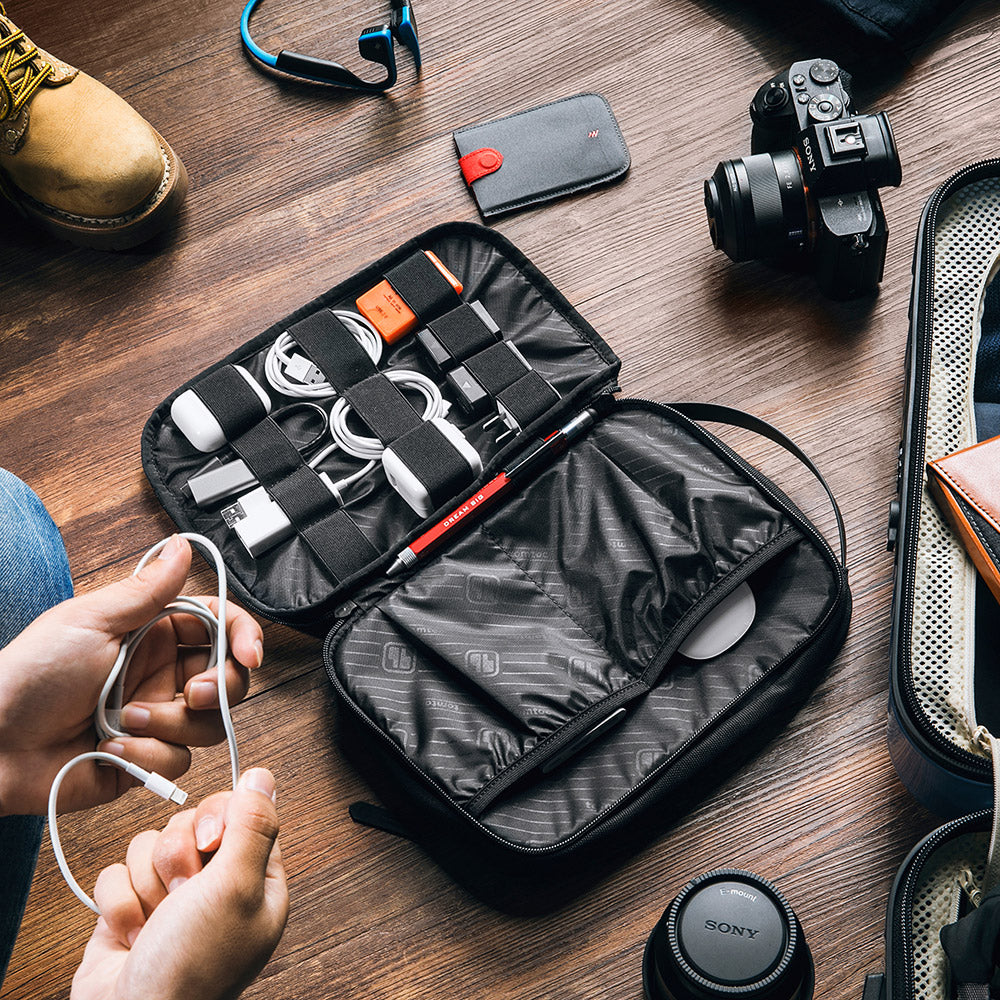 Tomtoc Organizador Electrónico de Viaje H01 para Cables, Cargadores y Accesorios - imagen 6