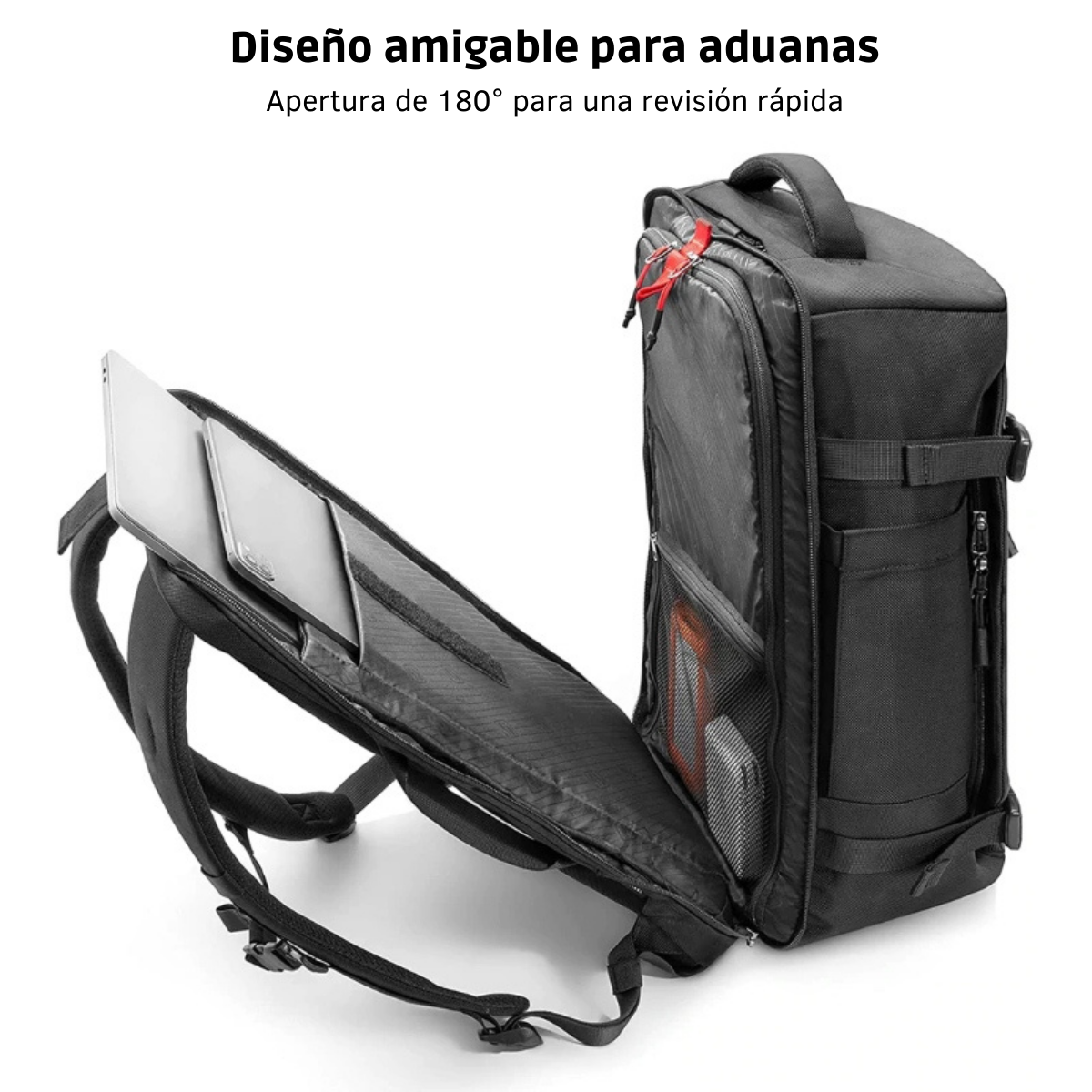 Tomtoc Mochila de Viaje Navigator-T66 para Notebook 17.3" 40L - imagen 6