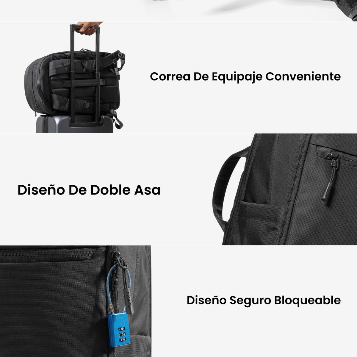 Tomtoc Mochila Premium UrbanEX-T77 de 32L para Notebook 16"