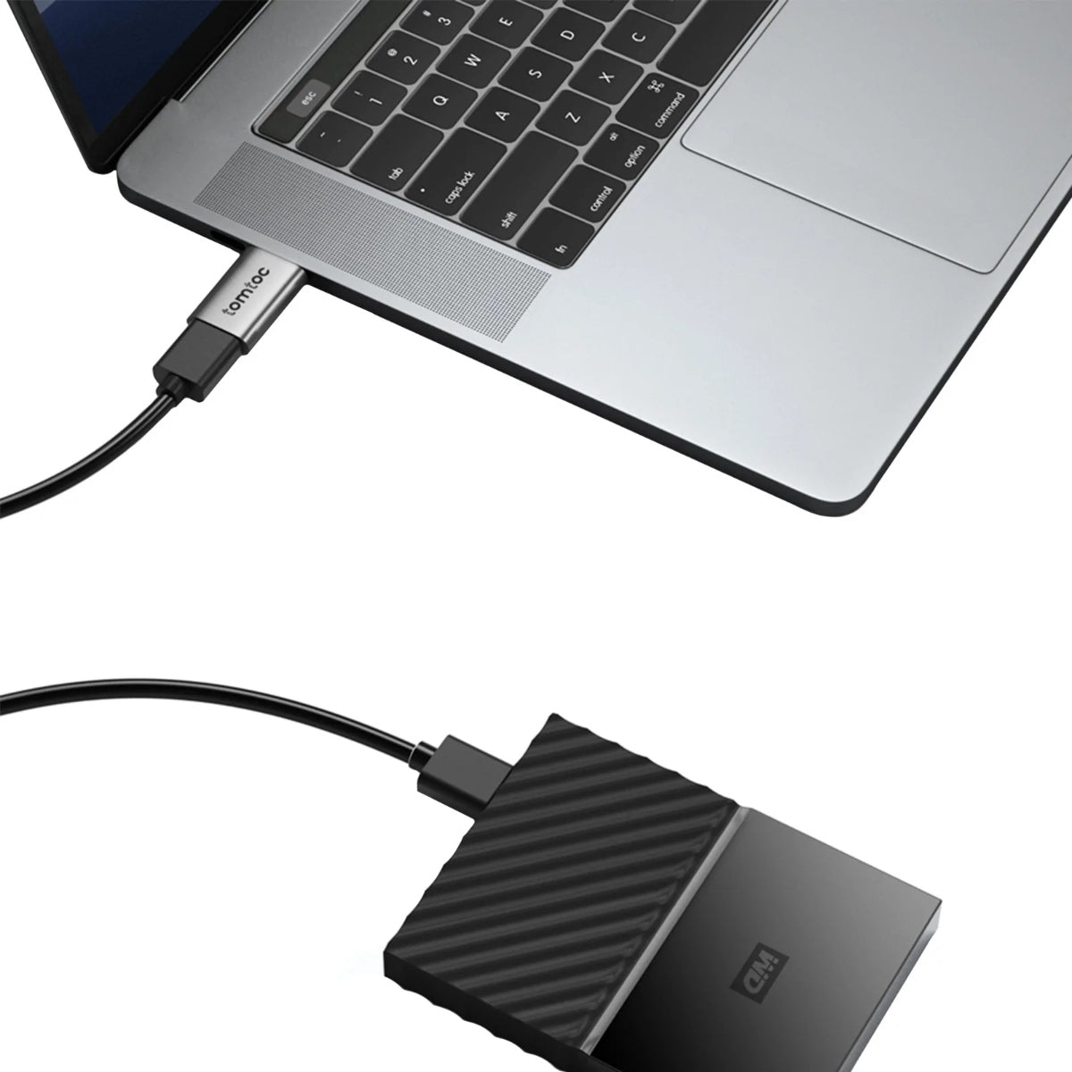 Tomtoc Adaptador de Conexión Tipo C a 3.0 – Pack 2 Unidades
