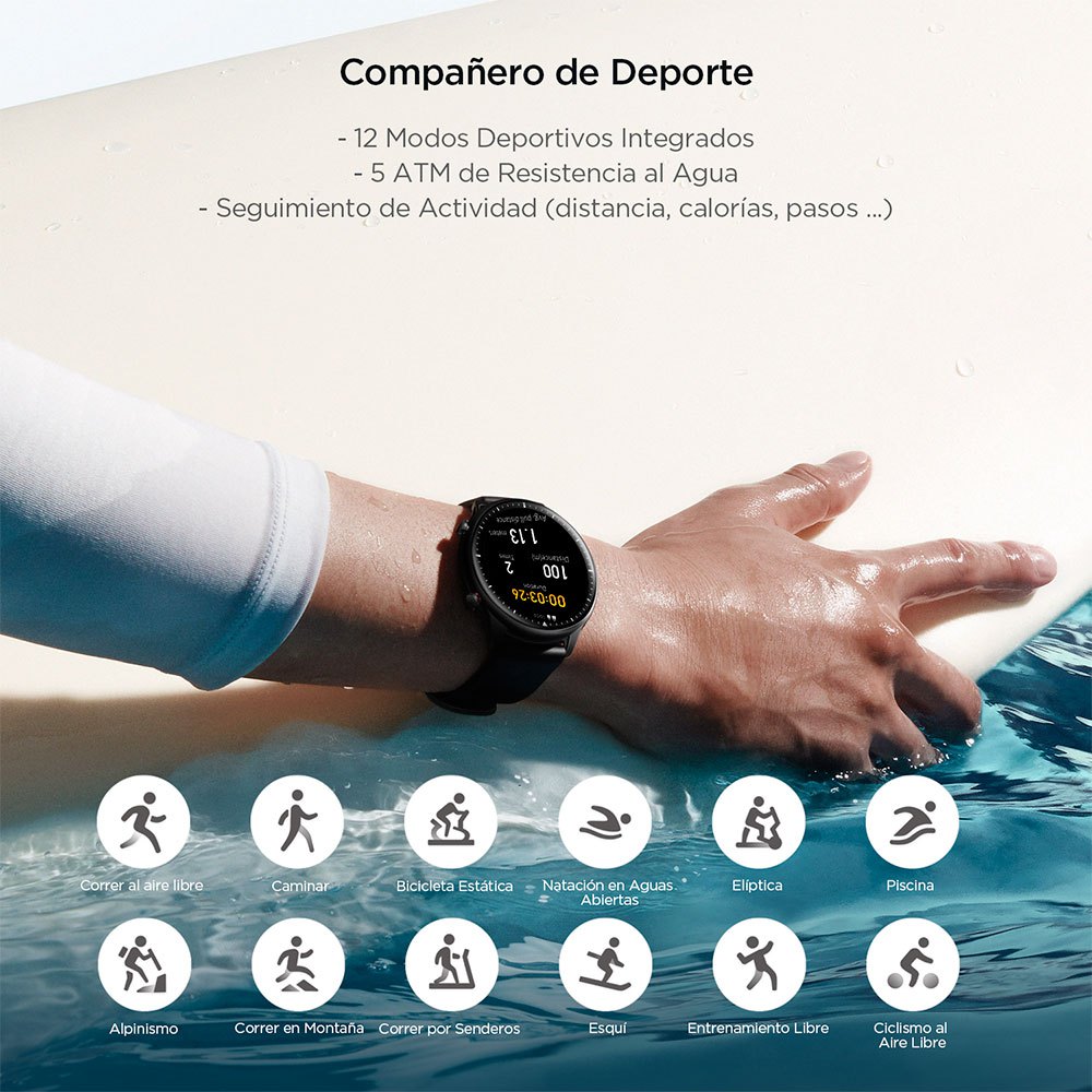 Amazfit Smartwatch GTR 2 Negro - Edición Sport