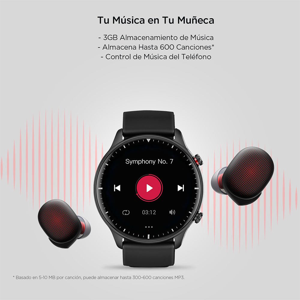 Amazfit Smartwatch GTR 2 Negro - Edición Sport