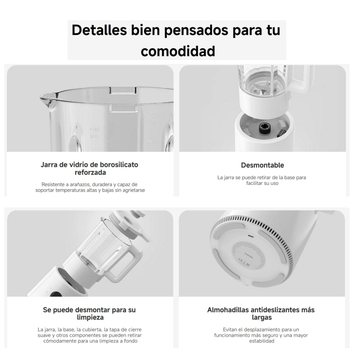 Xiaomi Blender Pro Licuadora de Alta Potencia - imagen 5