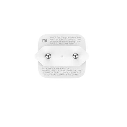Xiaomi Cargador Mi 65W Fast Charger GaN Tech