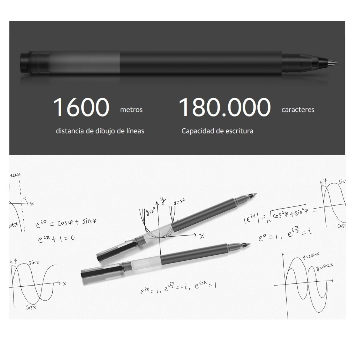 Xiaomi High-capacity Gel Pen Lápiz Pasta Pack x10 - imagen 6