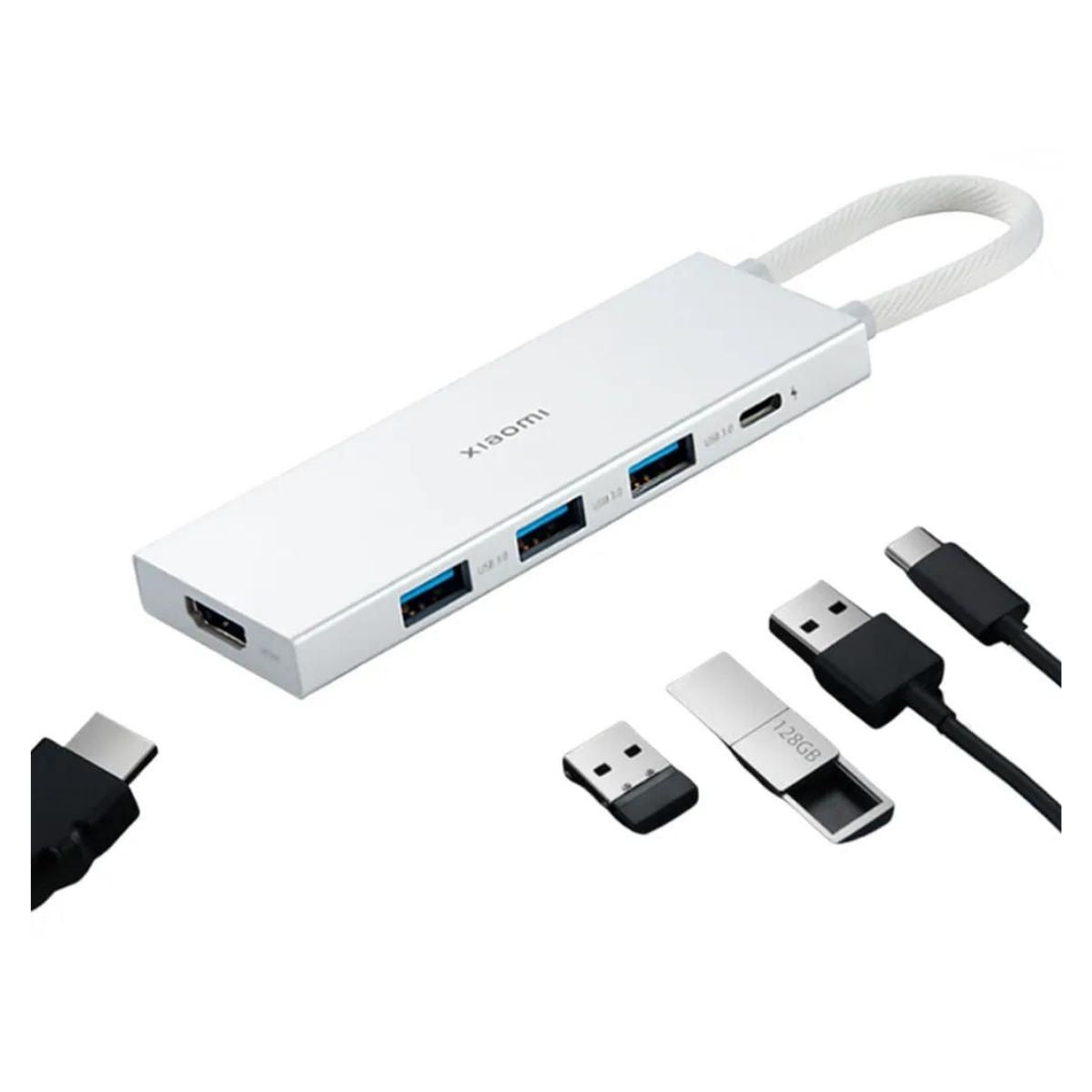 Xiaomi Adaptador Multipuerto Docking Station Tipo C 5 en 1