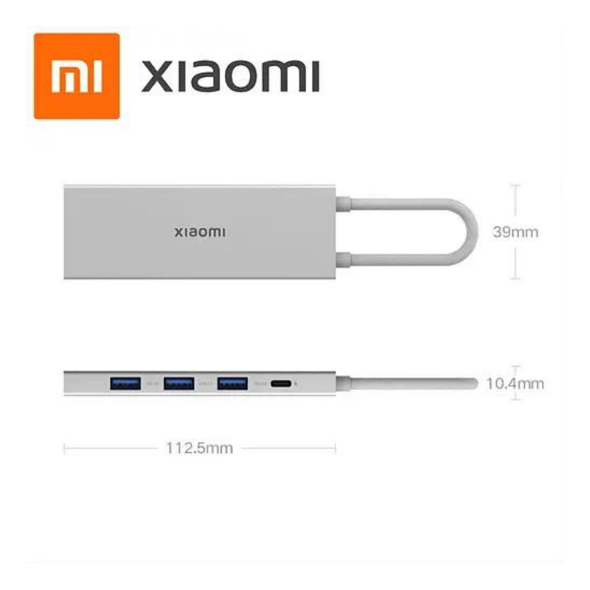 Xiaomi Adaptador Multipuerto Docking Station Tipo C 5 en 1