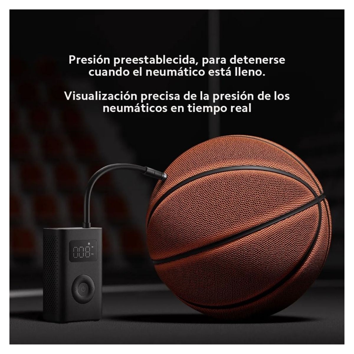 Xiaomi Mini Compresor Mi Portable Air Pump 2 - Inflador eléctrico - imagen 6