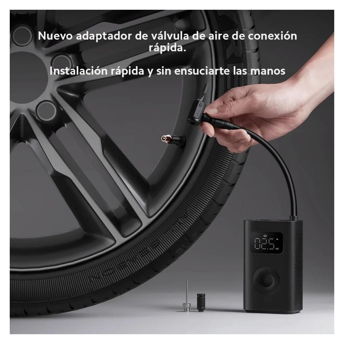 Xiaomi Mini Compresor Mi Portable Air Pump 2 - Inflador eléctrico - imagen 8