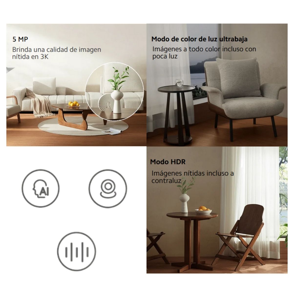 Xiaomi Cámara de Seguridad Inteligente C500 Pro