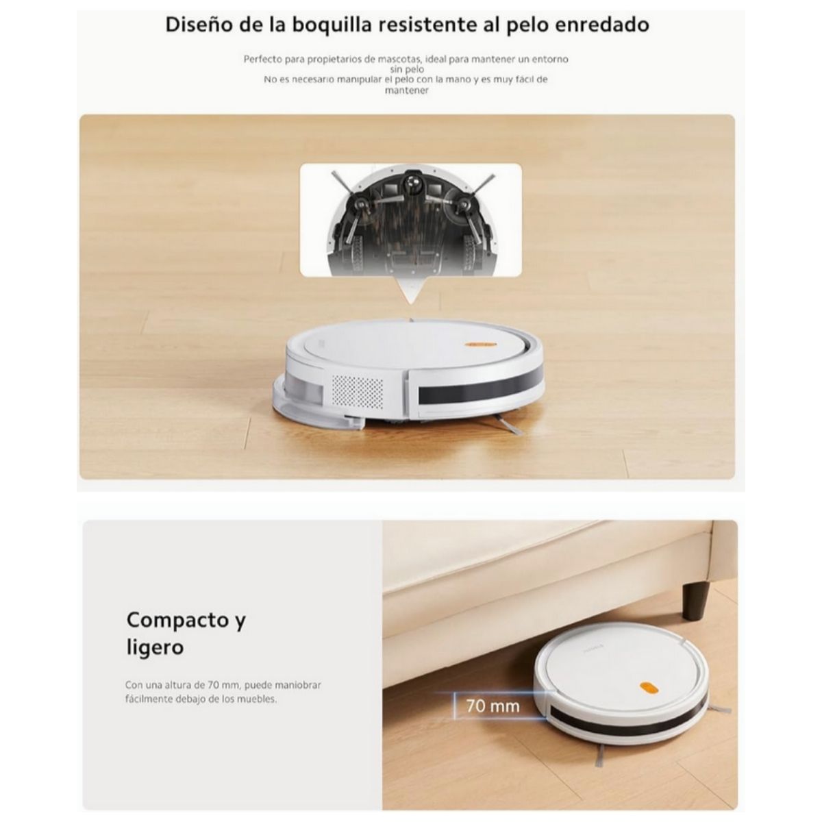 Xiaomi Aspiradora Inteligente Robot Vacuum E5 - imagen 6