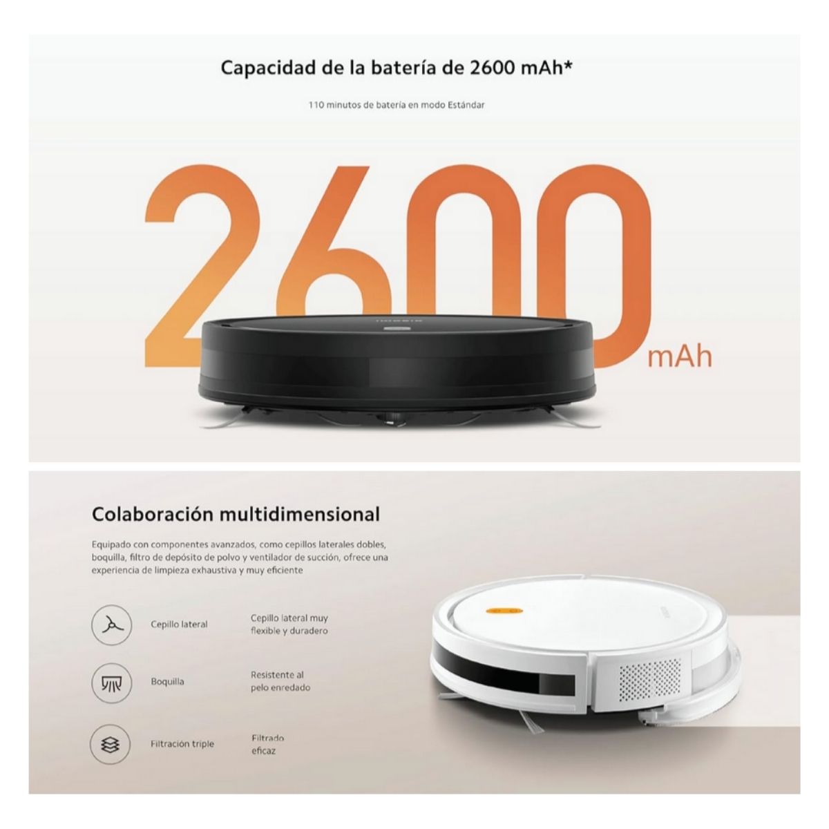 Xiaomi Aspiradora Inteligente Robot Vacuum E5 - imagen 7