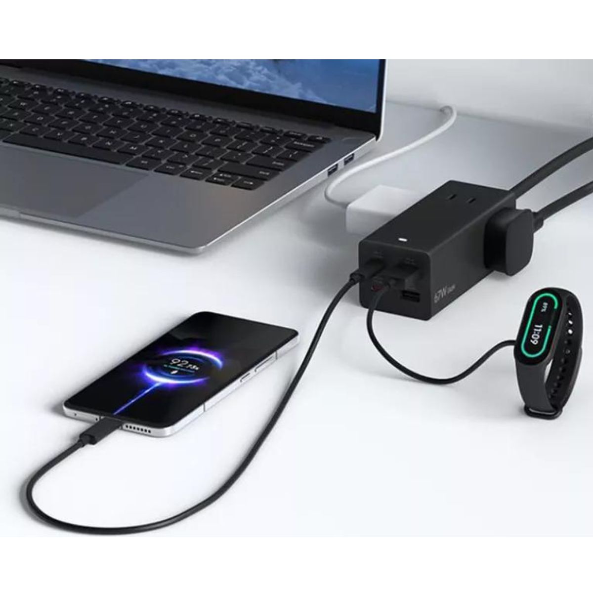 Xiaomi Alargador Socket Pro para Escritorio Carga Rápida 67W