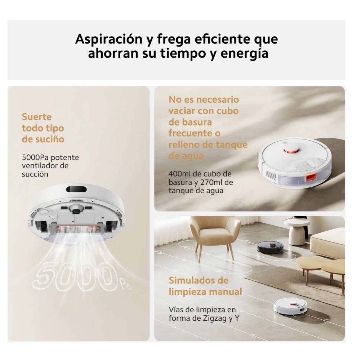 Xiaomi Aspiradora Inteligente Robot Vacuum S20 - imagen 5