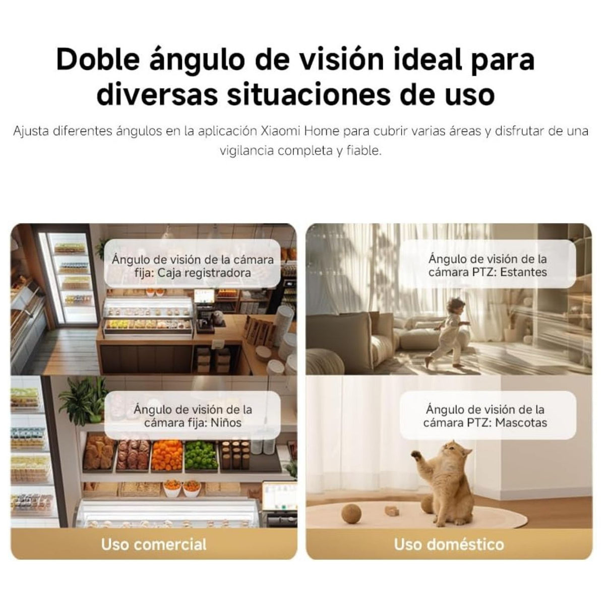 Xiaomi Cámara de Seguridad C500 Dual 2.5K Visión Nocturna - imagen 8