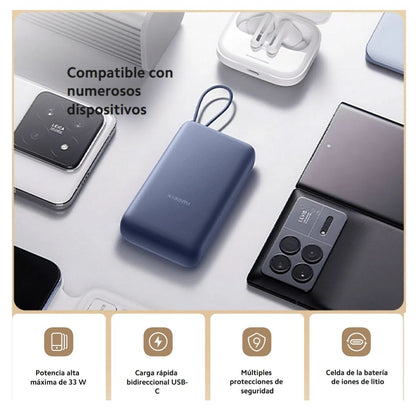 Xiaomi Power Bank 33W 20000 mAh Cable Integrado - imagen 6
