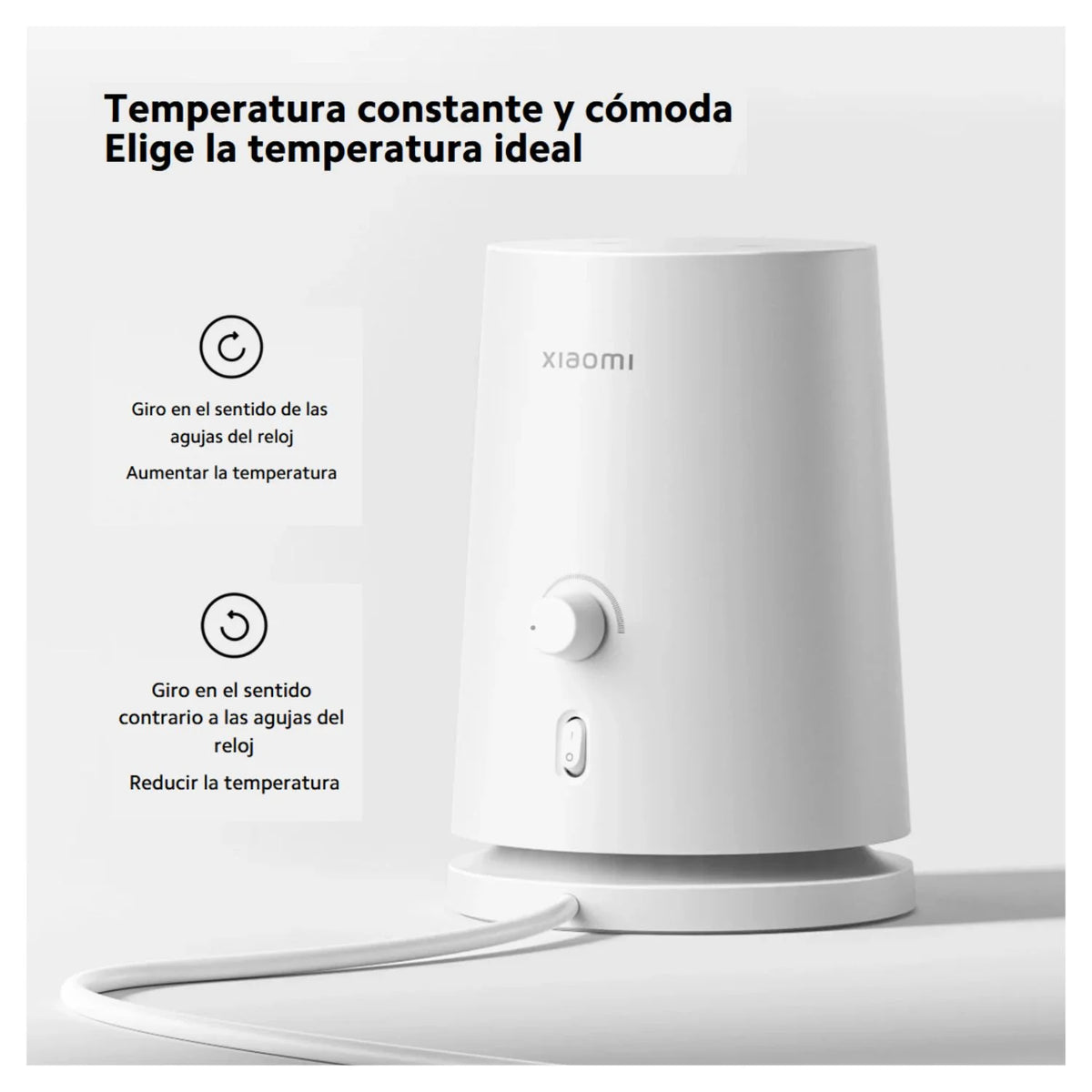 Xiaomi Calefactor Eléctrico de Escritorio 600W Blanco