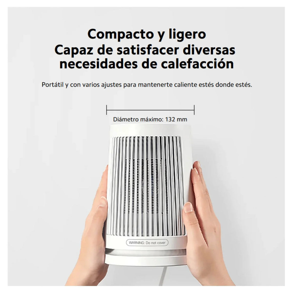 Xiaomi Calefactor Eléctrico de Escritorio 600W Blanco