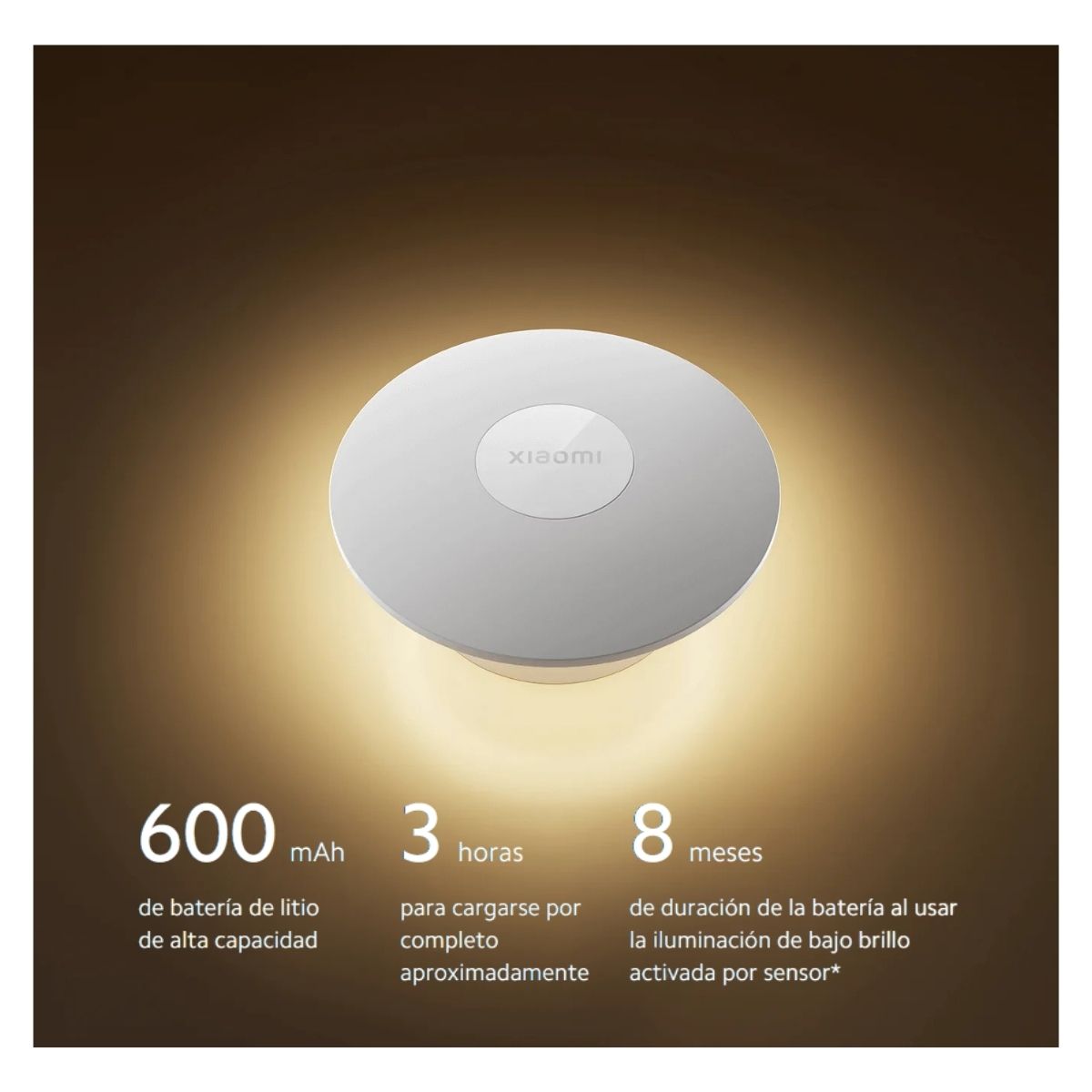 Xiaomi Lámpara con Sensor de Movimiento Night Light 3