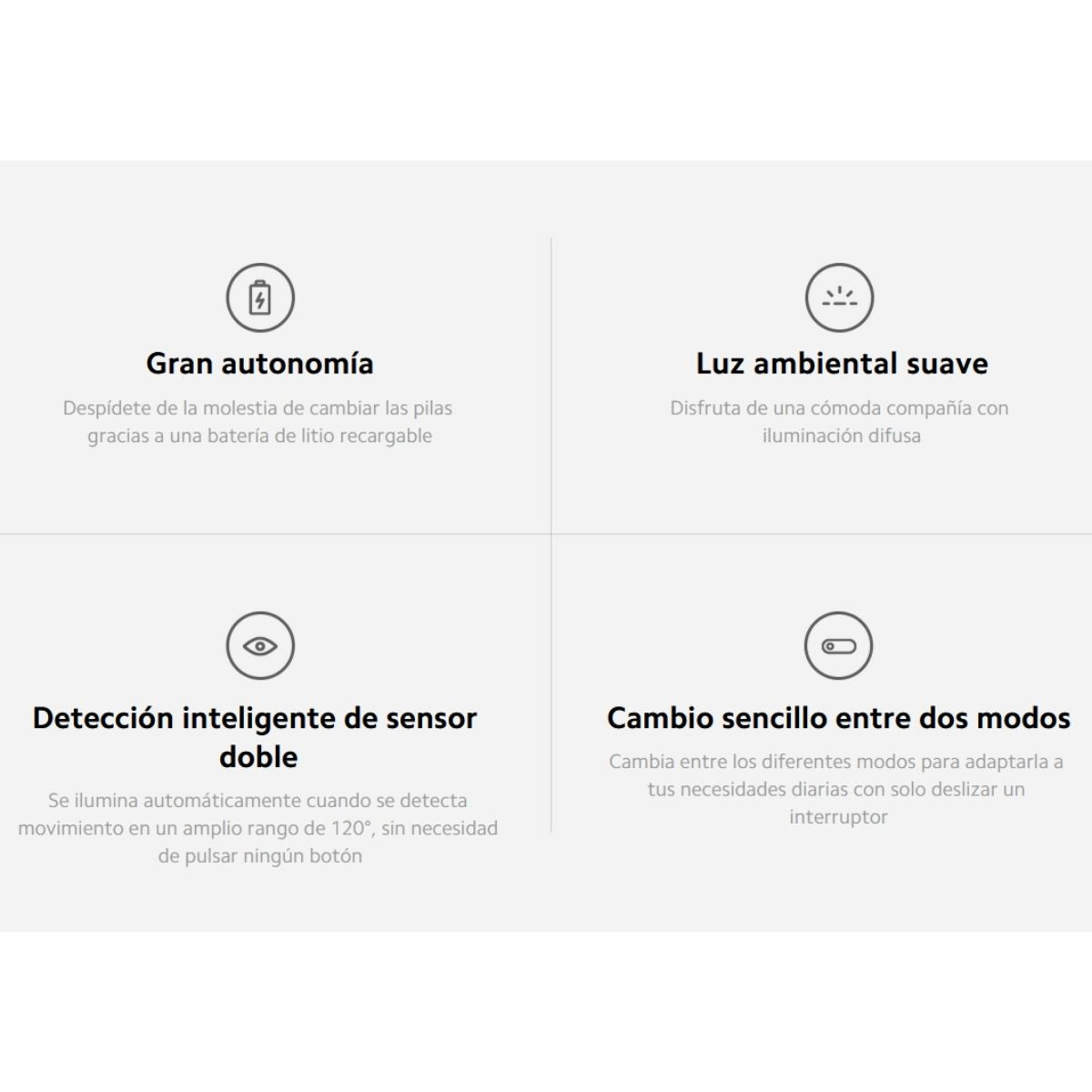 Xiaomi Lámpara con Sensor de Movimiento Night Light 3