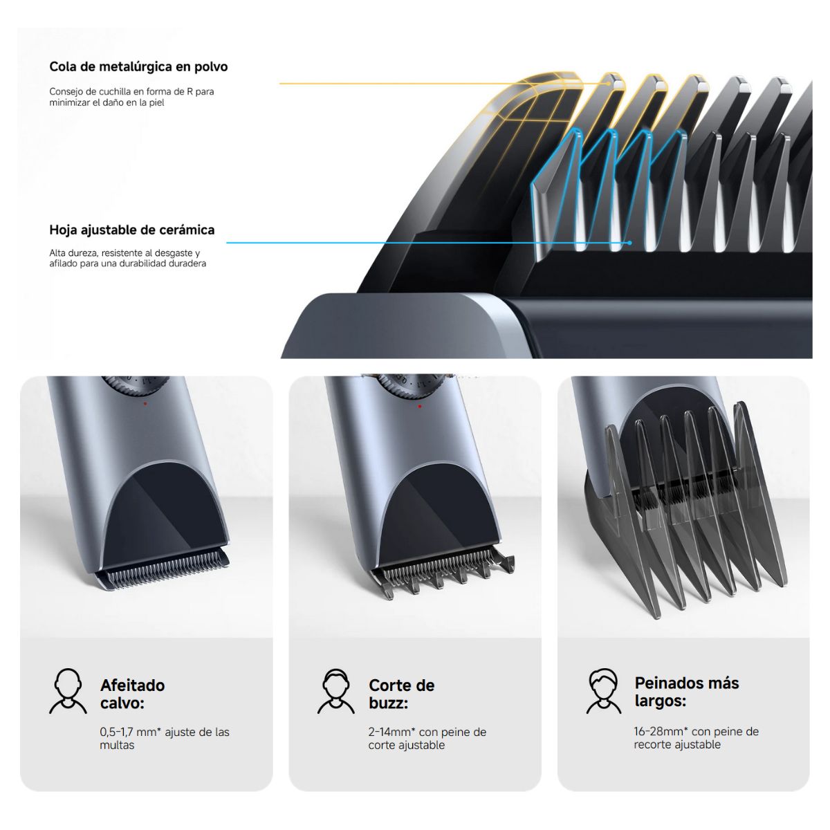 Xiaomi Máquina de Afeitar Hair Clipper 2 IPX7 - imagen 4