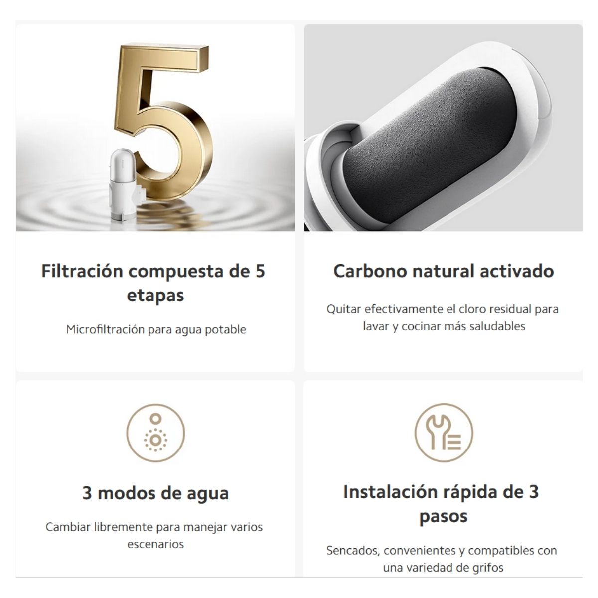 Xiaomi Purificador de Agua para Grifo - imagen 3