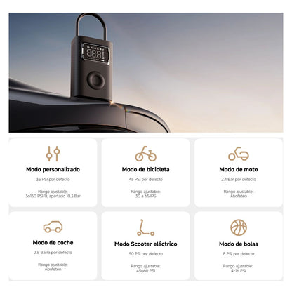 Xiaomi Compresor Portátil Electric Air Compressor 2 Pro - Inflador eléctrico