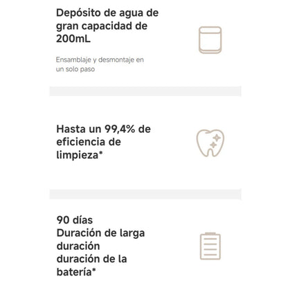 Xiaomi Irrigador Dental Water Flosser 2 IPX7 200ml
