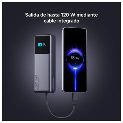 Xiaomi Power Bank 165W 10000 mAh con Cable Integrado - imagen 3