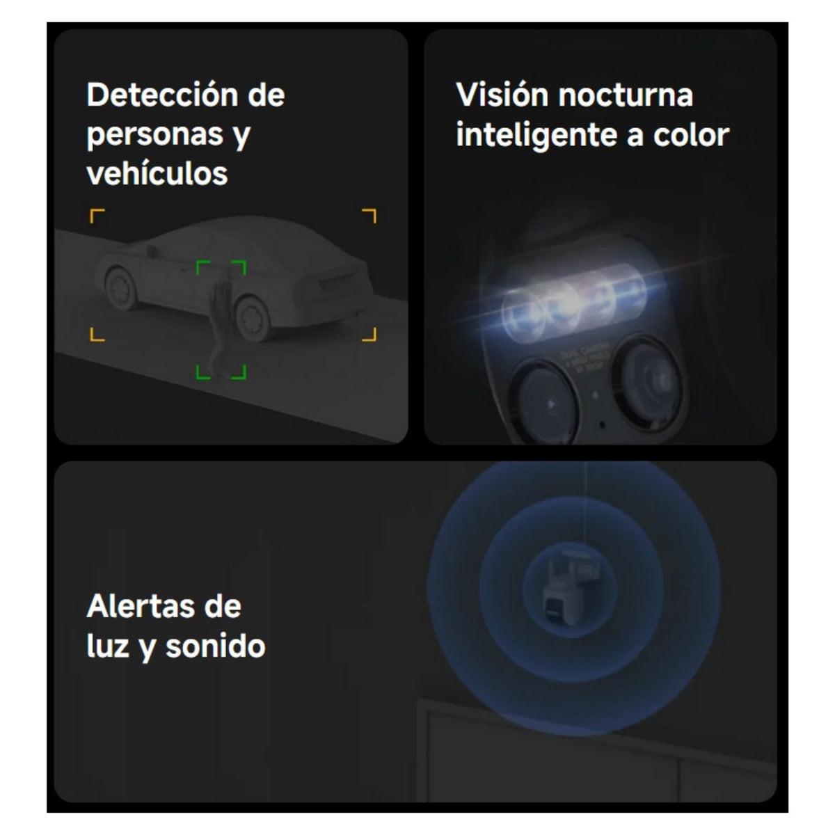 Xiaomi Cámara de Seguridad Outdoor CW700S Lente Dual 4MP - imagen 4