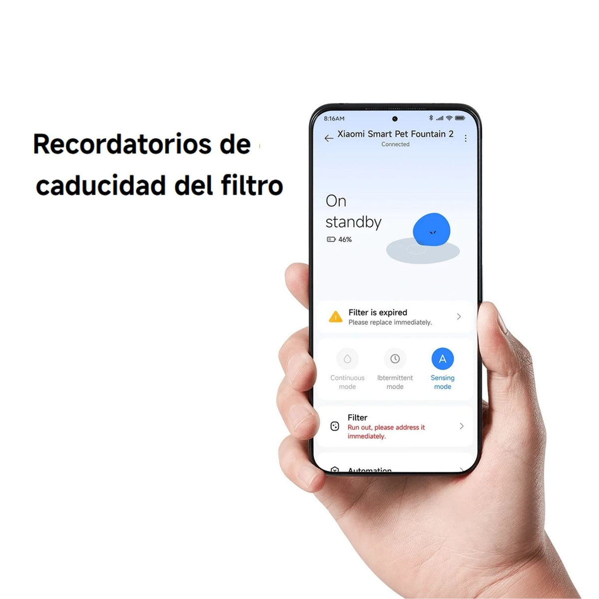 Xiaomi Filtro de Repuesto para Bebedero para Mascotas 2 3L