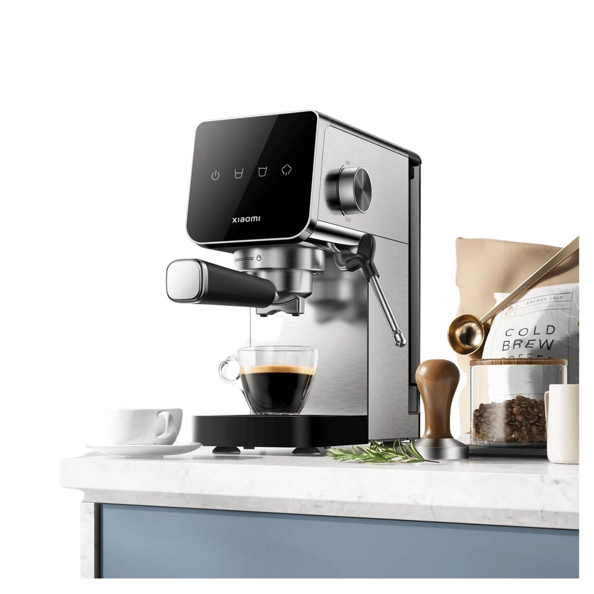Xiaomi Cafetera Espresso Semi-Automática 20 Bares Acero Inoxidable - imagen 5