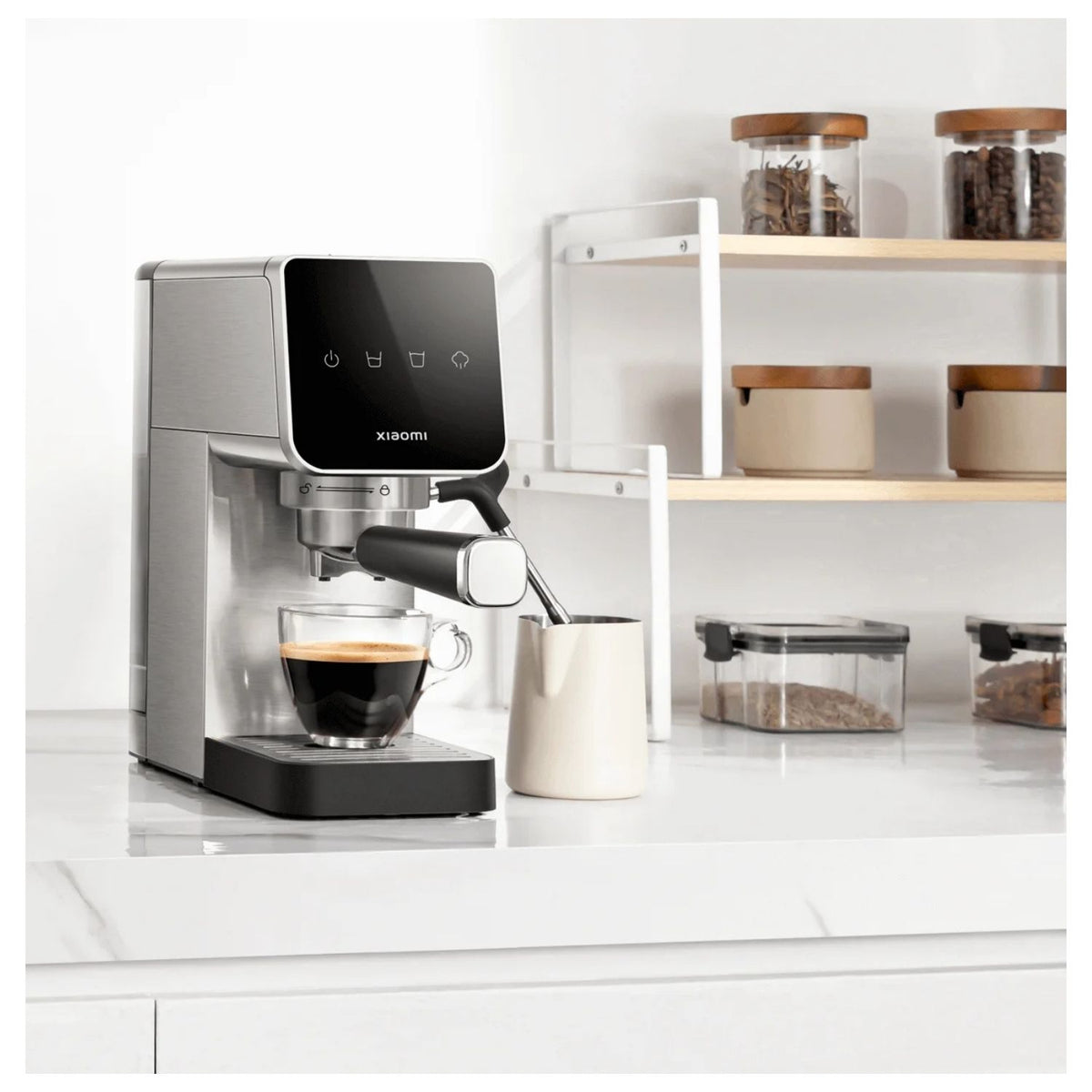 Xiaomi Cafetera Espresso Semi-Automática 20 Bares Acero Inoxidable - imagen 8