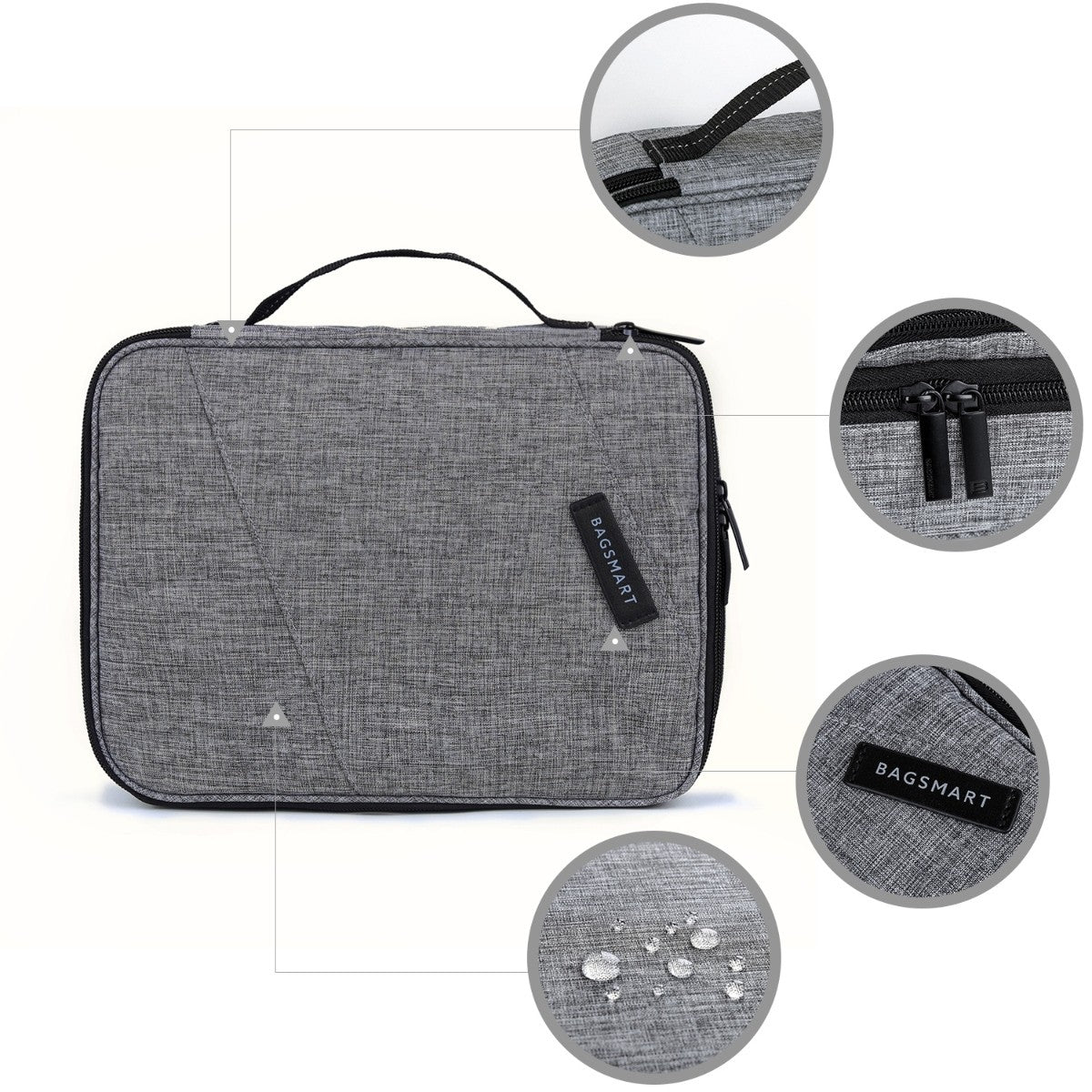 Bagsmart Organizador Electrónico Glendale Doble Capa de Viaje