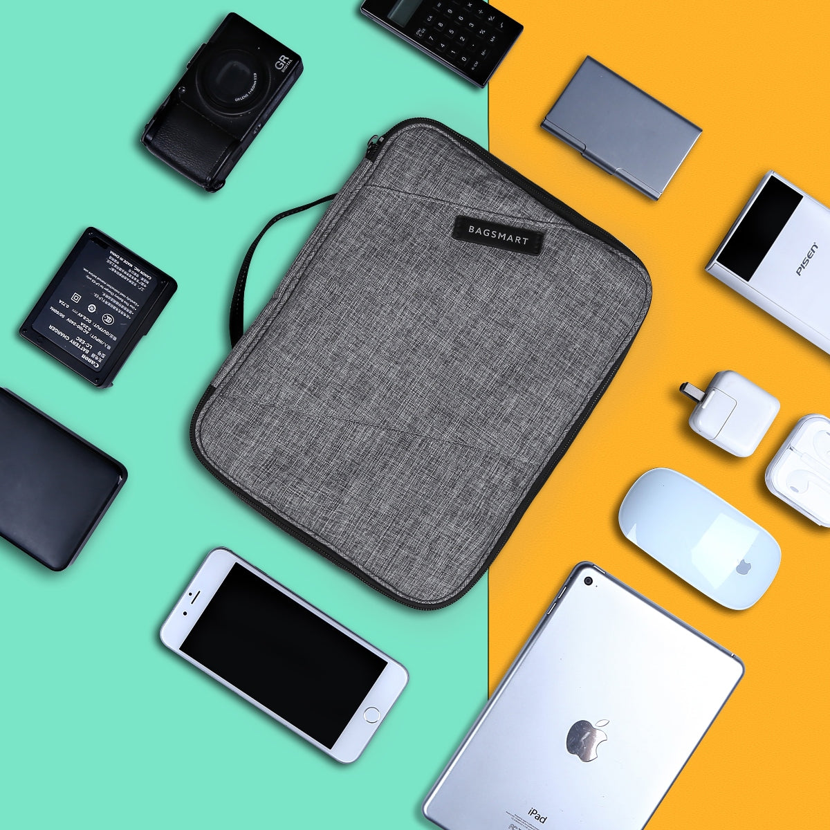 Bagsmart Organizador Electrónico Glendale Doble Capa de Viaje