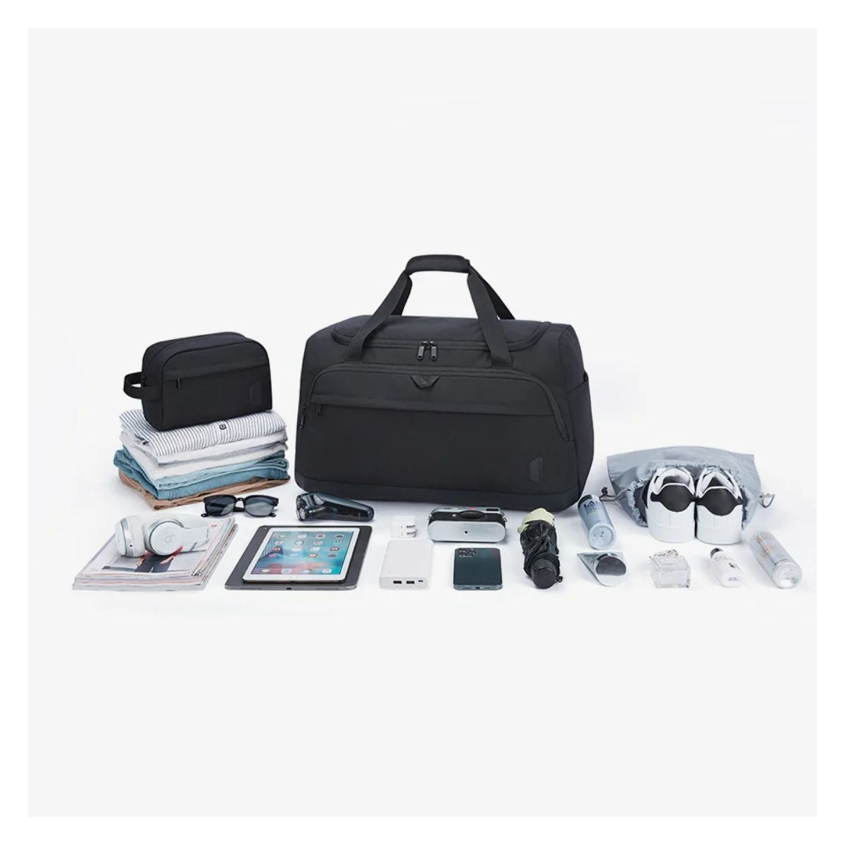 Bagsmart Bolso Fin de Semana 38 L con Neceser y Zapatero