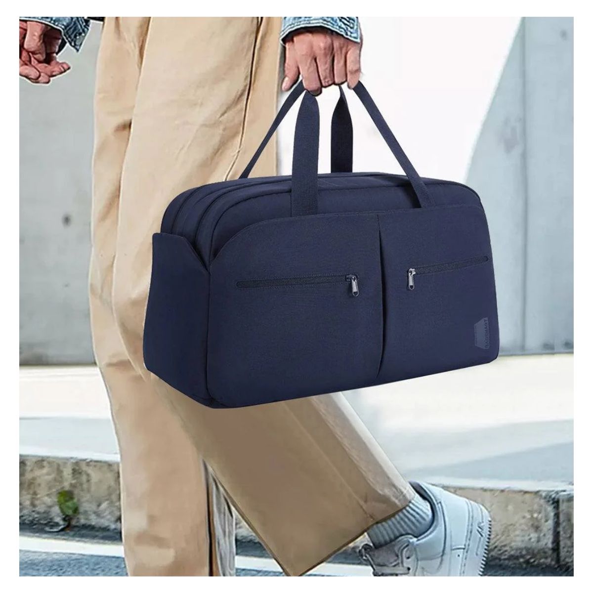 Bagsmart Bolso Fin de Semana 45 L con Neceser y Zapatero 17.3"