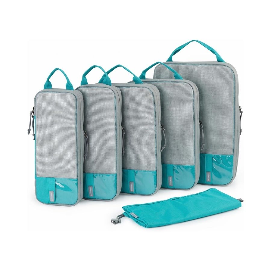 Bagsmart Bolso Fin de Semana 45 L con Neceser y Zapatero 17.3"