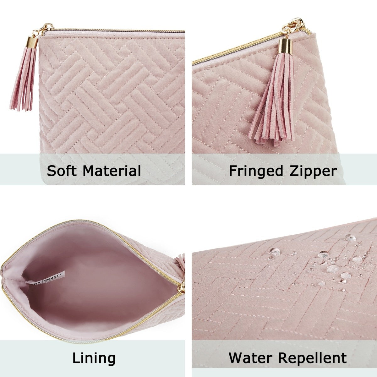 Bagsmart Cosmetiquero de Viaje Compacto 2 unidades