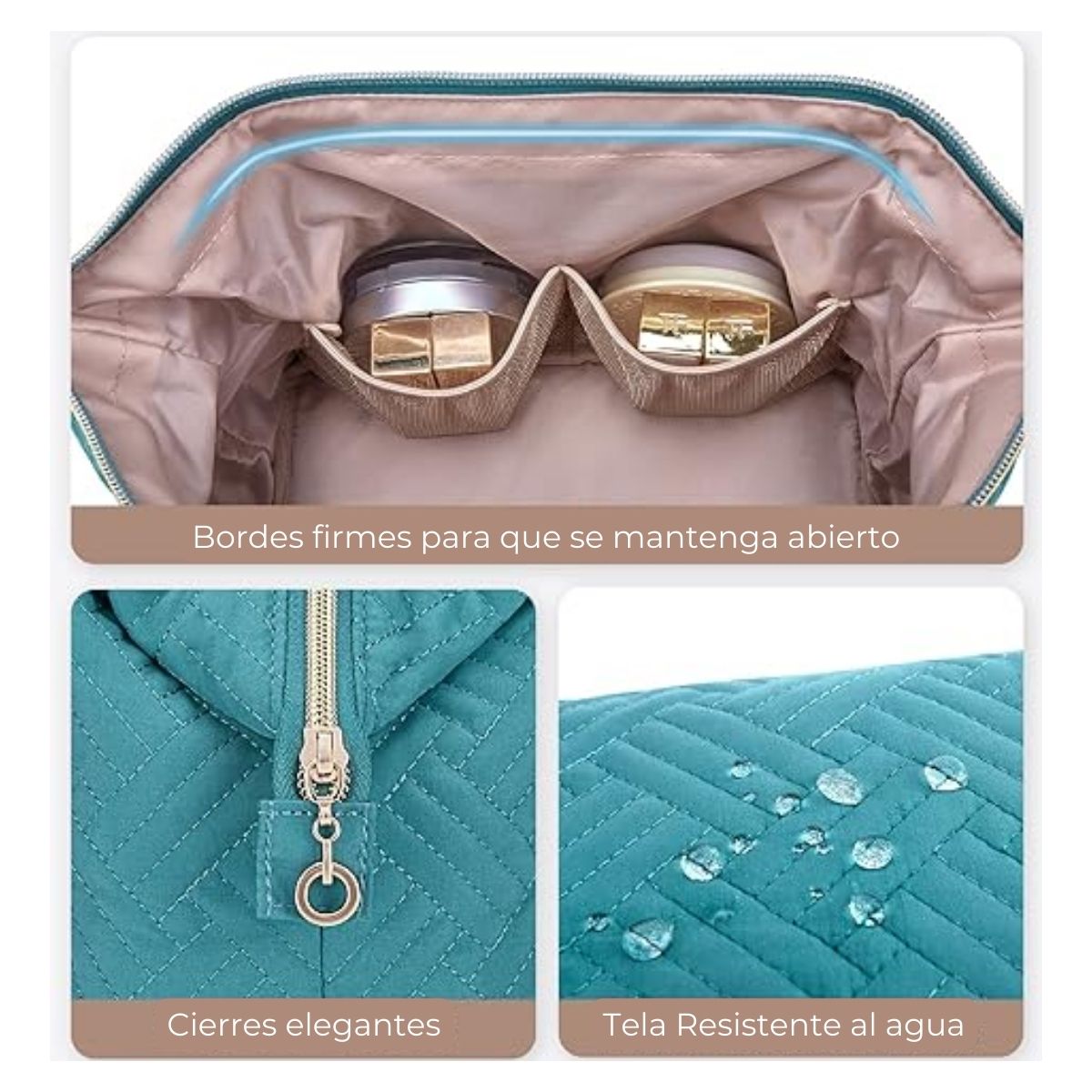 Bagsmart Cosmetiquero Tejido de Viaje