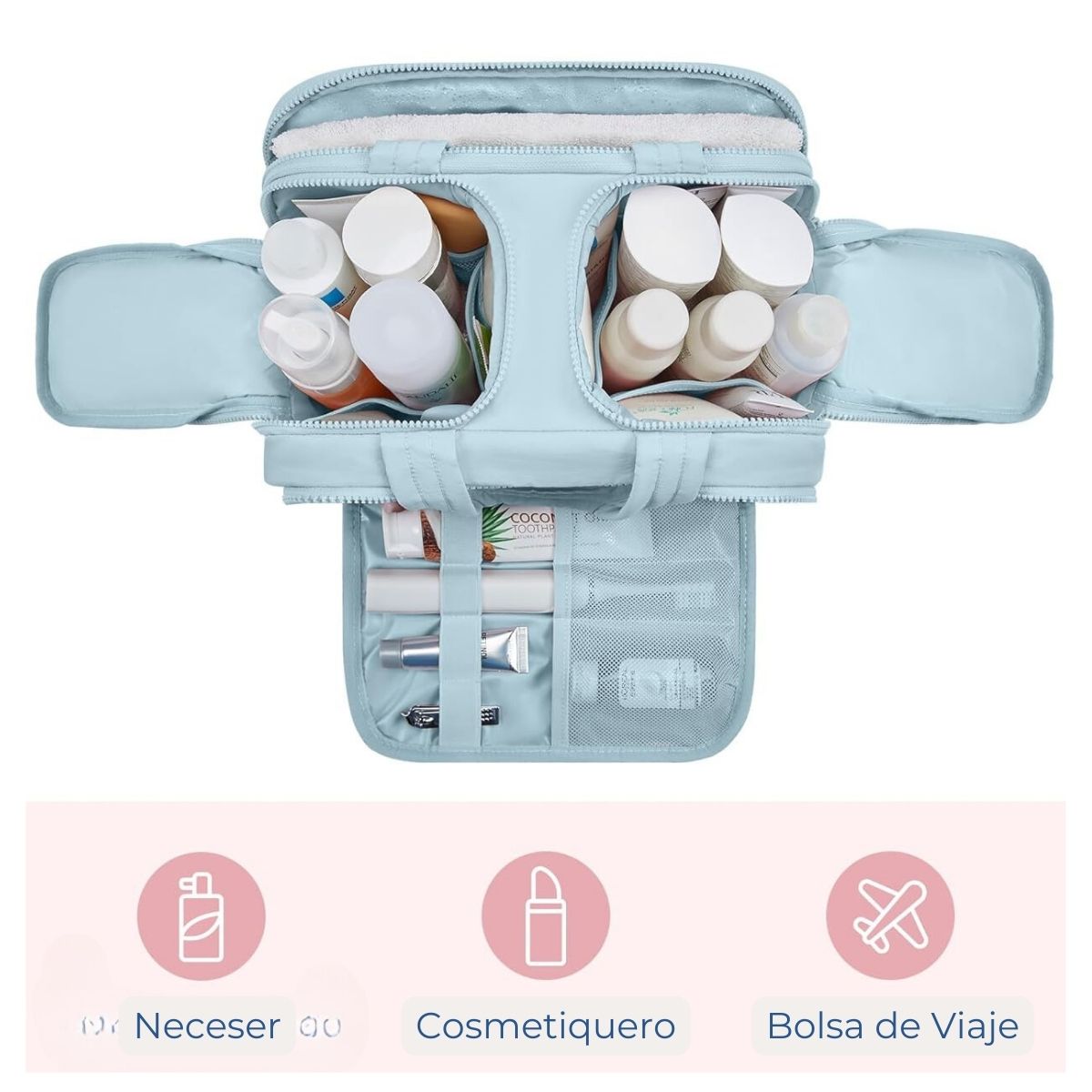 Bagsmart Neceser Multifuncional Zora Spacesaver 4 en 1 Colgante