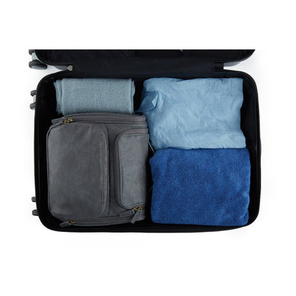 Bagsmart Neceser de Viaje Compacto en Cuero Sintético
