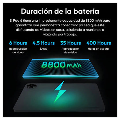 Black Shark Tablet Pad 6 11 pulg 4G LTE 8GB RAM + 256 GB Memoria - imagen 7