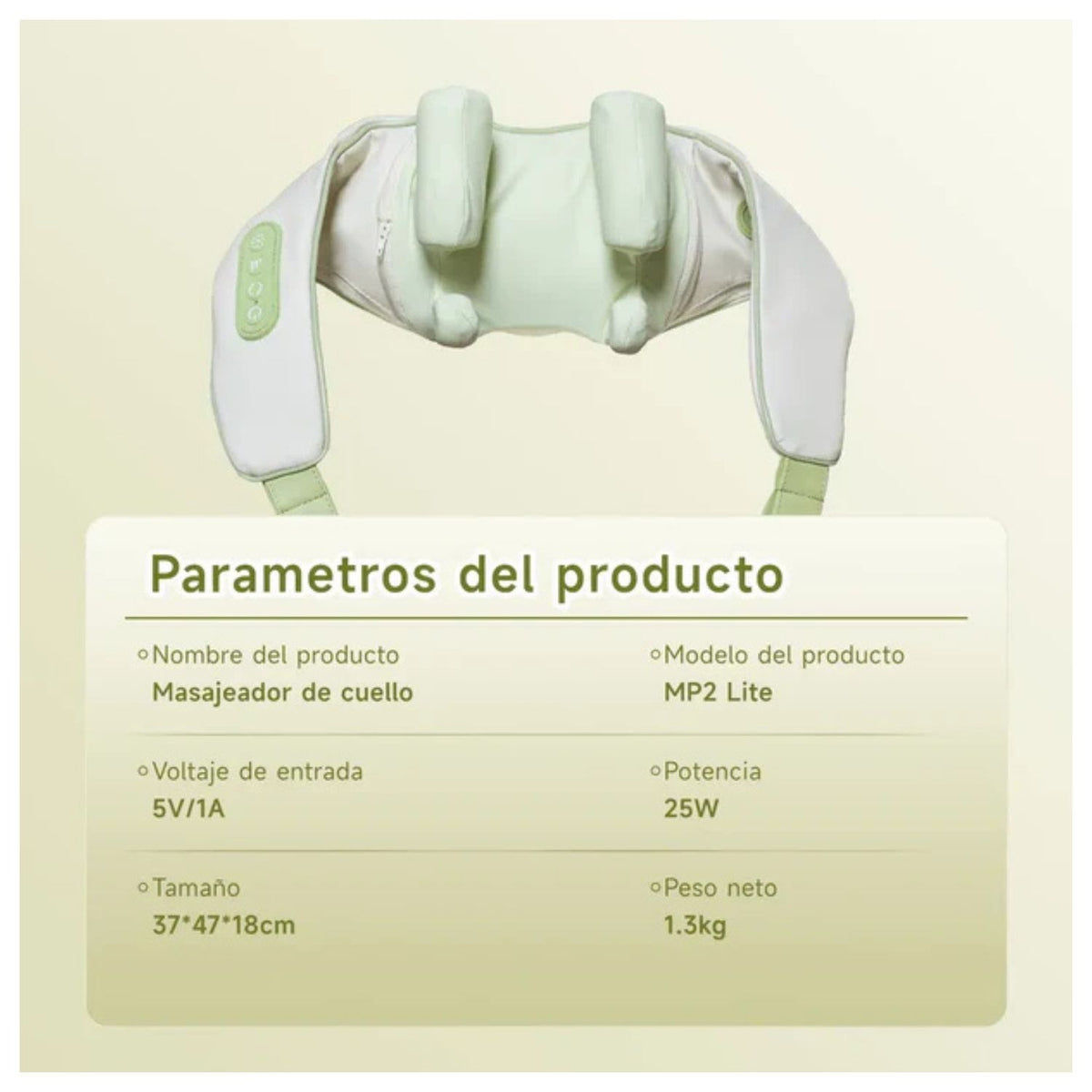Bomidi Masajeador de Cuello y Hombros MP2 Lite