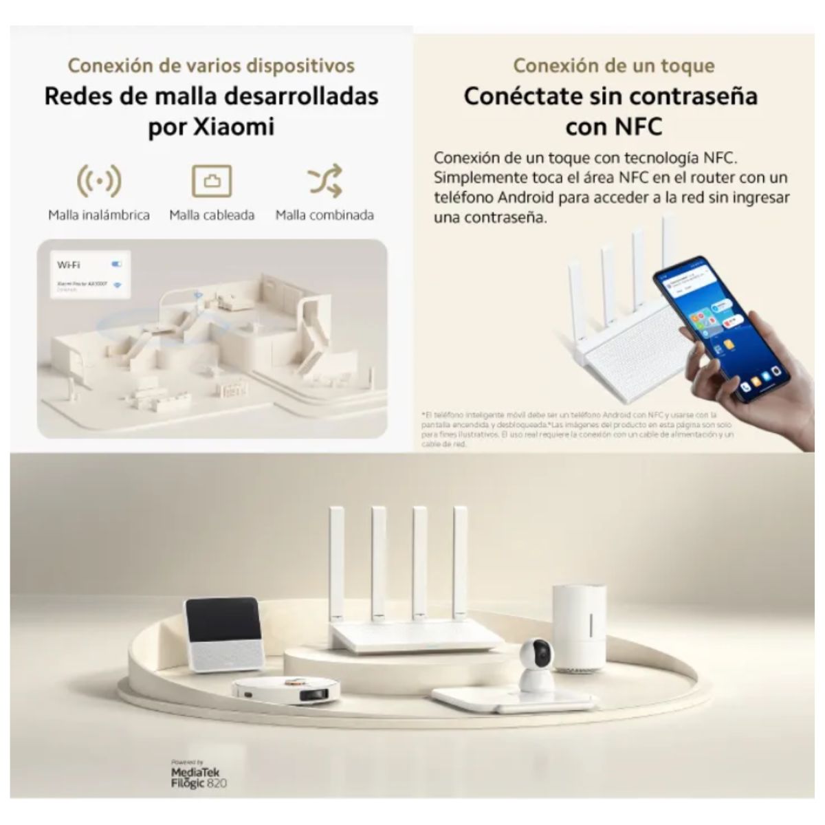 Xiaomi Router AX3000T Wifi 6 2.4GHz / 5GHz - imagen 8