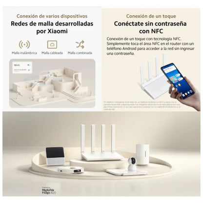 Xiaomi Router AX3000T Wifi 6 2.4GHz / 5GHz - imagen 8