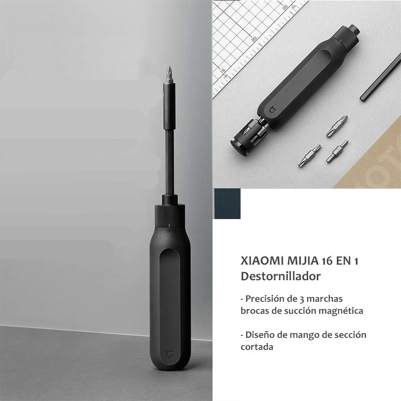 Xiaomi Destornillador Mi 16 en 1 Ratchet Screwdriver